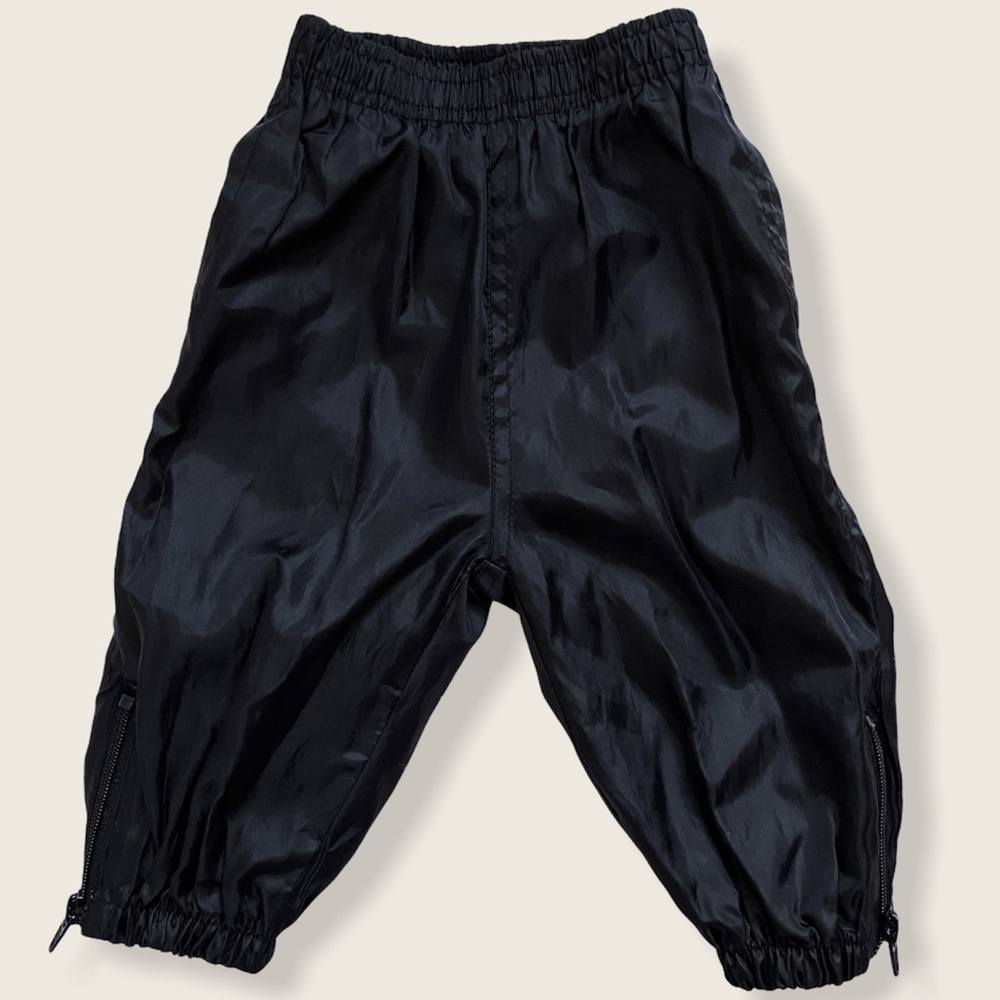George 6M Jersey Lined Black Water-Resistant Nylon Slush Pants